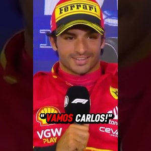 Carlos Sainz's 'Vamos' Before Qualifying #f1 #formula1 #f1shorts