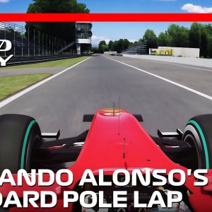 Fernando Alonso's Pole Lap | 2010 Italian Grand Prix | #assettocorsa