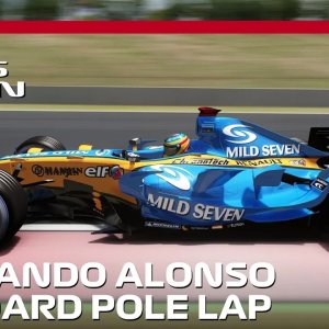 Fernando Alonso's Pole Lap at his Home Track | 2006 Spanish Grand Prix | #assettocorsa