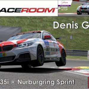 RaceRoom Competition Winning Lap - Nurburgring Sprint - BMW M235i - Denis Gicquel - 1.35:576