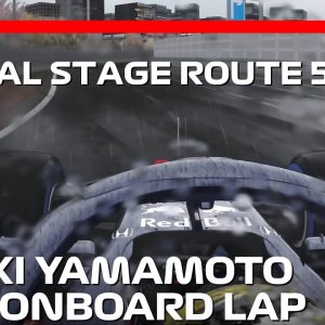 F1 2019 | Naoki Yamamoto at a wet Special Stage Route 5 | #assettocorsa