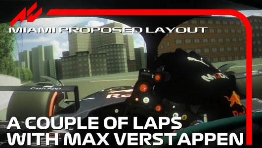 F1 2022 Miami Biscane Bay Circuit | Max Verstappen Onboard | #assettocorsa