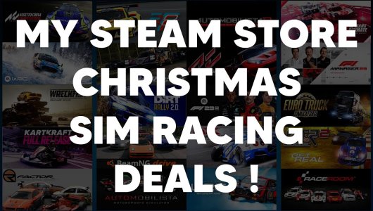MY TOP STEAM SIM RACING WINTER SALE DEALS !