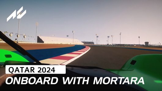 Onboard Lap Edoardo Mortara Lamborghini SC63 | 2024 Qatar 1812 KM | #assettocorsa