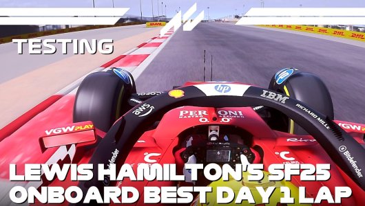 Lewis Hamilton's Best Day 1 Lap Onboard | 2025 Pre-Season Testing | #assettocorsa