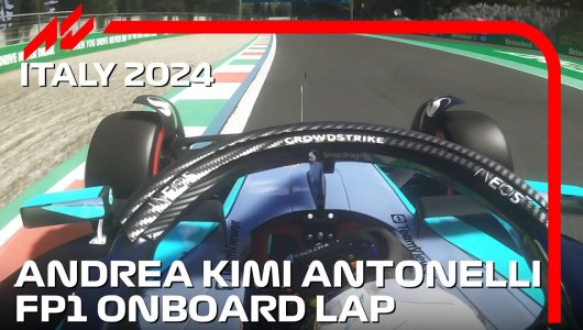 F1 2024 Italy FP1 | Andrea Kimi Antonelli Onboard | #assettocorsa