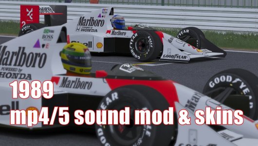 #assettocorsa F1 1989 #mclaren mp4/5 sound & glove mods
