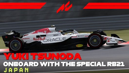Yuki Tsunoda's "White Bull" Onboard | 2025 Japanese Grand Prix | #assettocorsa