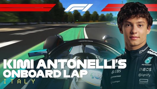 Kimi Antonelli F1 Practice Onboard | 2025 Italy