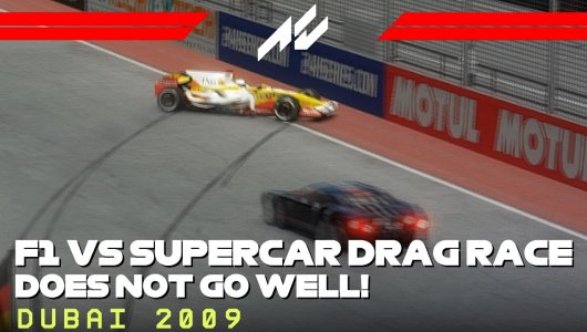 Ford GT VS F1 Car Drag Race Goes Wrong! | #assettocorsa