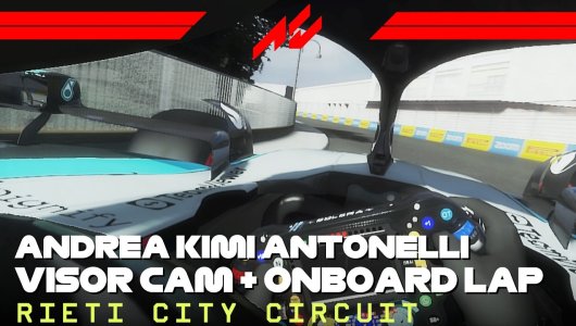 F1 2024 Rieti City Circuit | Andrea Kimi Antonelli Onboard | #assettocorsa