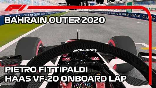 F1 2020 Bahrain Outer | Pietro Fittipaldi Onboard | #assettocorsa