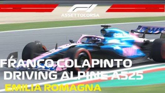 Franco Colapinto Driving F1 on imola Emilia Romagna GP