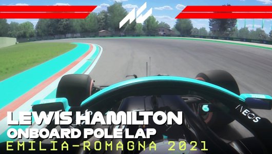 Lewis Hamilton's Pole Lap | 2021 Emilia-Romagna Grand Prix | #assettocorsa
